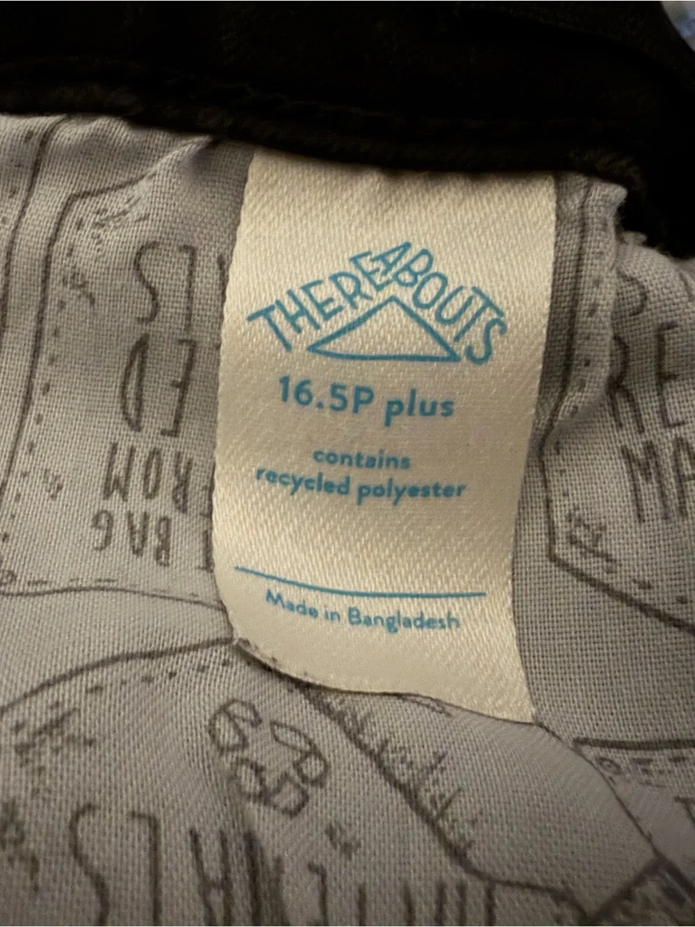 Thereabouts Plus Black High Rise Skinny Jeans Size 16.5P Petite